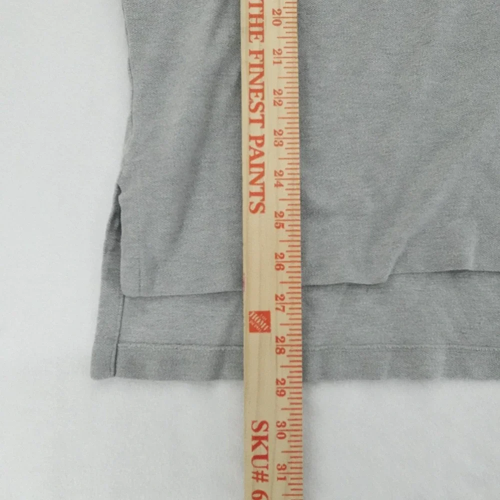 Polo Ralph Lauren Polo Shirt Mens Large Gray Pony Classic Casual Preppy Cotton